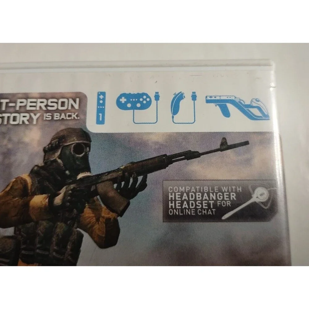COD: ModernWarfare Wii Game Disc + Case Call of Duty